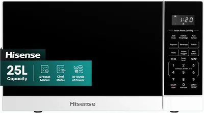 Hisense 25L Microwave 900W 10 Levels Anti-Bacteria Ceramic - 7% Off
