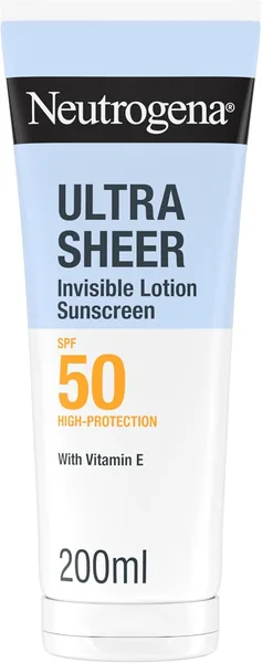 Neutrogena Ultra Sheer Moisturising Lotion Invisible Sun Protection SPF 50