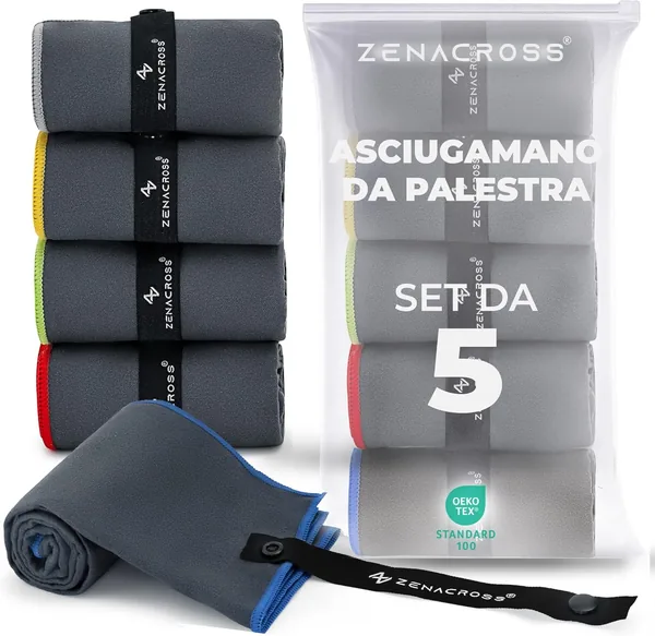 Zenacross Microfibre Towel Set of 5