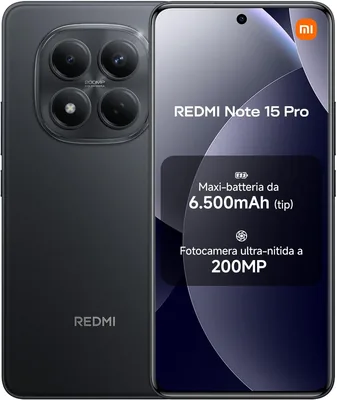 Xiaomi Redmi Note 15 Pro, Smartphone 8+256GB, Batteria 6500mAh, Fotocamera 200MP, Resistente IP65, Display AMOLED FHD+ 6.77