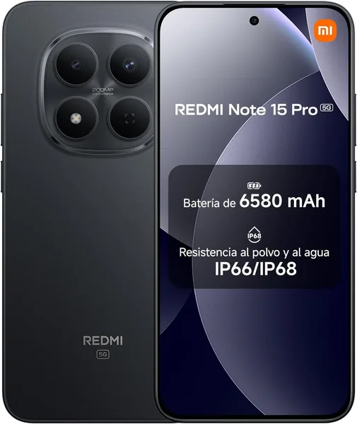 Xiaomi Redmi Note 15 Pro 5G - 8+512GB Smartphone, 6.83" 1.5K AMOLED Display, MediaTek Dimensity 7400-Ultra, 200MP Cámara, 658GB Mejor Oferta