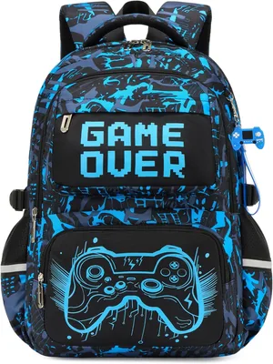 Sac scolaire Amythe pour garçon 8-12 ans - Bleu réfléchissant | Jourpack ergonomique imperméable respirant bleu marine avec poches multiples