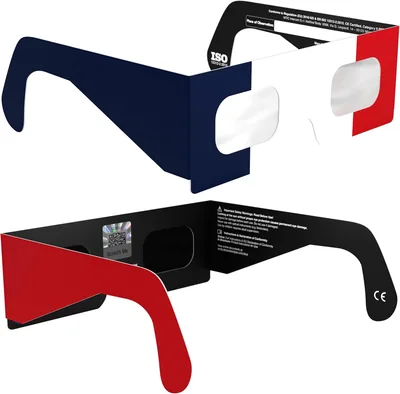 Lunettes de protection solaire pour éclipse Absolute Eclipse 2026 - Certifiées CE ISO 12312-2 - Éclipse totale le 12 août