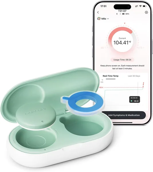 Termómetro para Bebé T31 Inteligente - Precisión Médica, Monitoreo en Tiempo Real con App, Termómetro Digital para Recién Nacido Best Deal