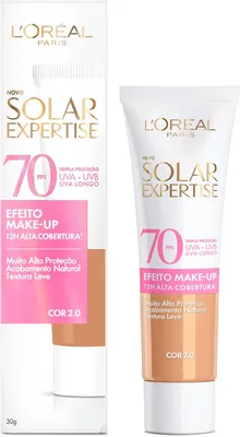 Protetor Solar Facial com Cor FPS 70 Alta Cobertura - L'Oréal Paris Solar Expertise