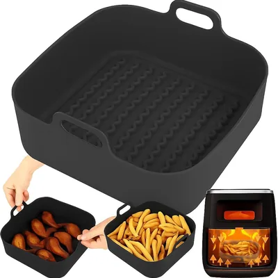 TradeKite Silicone Air Fryer Pot 8-Inch - 31% Off