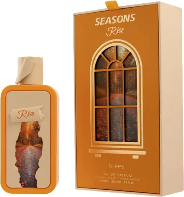 RiiFFS Season Rise Eau de Parfum 100 ml - Lange houdbare geur voor mannen, Speelse bloemen, Karamel en Vanille, Verfijnd dag tot nacht