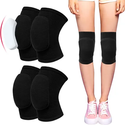 NUOWEI 2PCS Rodilleras Deportivas con Esponja Engrosada | Protección Contra Golpes e Impactos