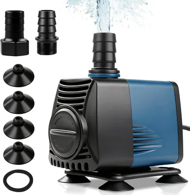 VIFERR Mini Water Pump 25W Quiet Aquarium Pump for Pond Fountain