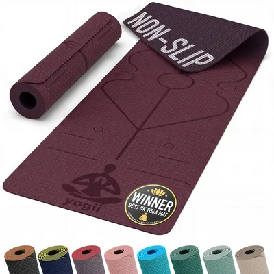 Yogii Yoga Mat 6mm TPE - Non-Slip