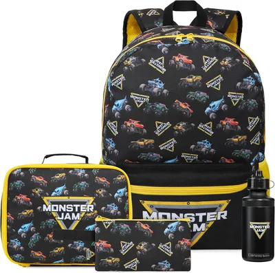 Trend Monster Jam Boys Backpack Set Best Deal