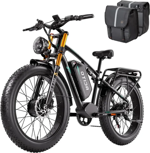 OTIDA Peak 6000W Dual Motor Electric Bike for Adults
