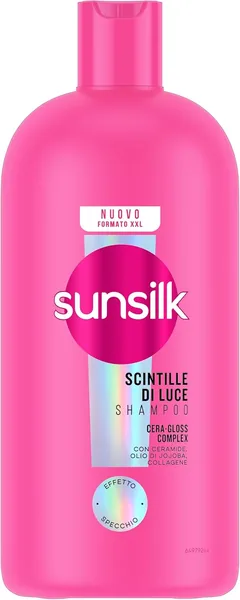 Sunsilk Shampoo per Capelli con Effetto Lucentezza e Formula Ricca di Wax-Gloss Complex, 14% di Sconto