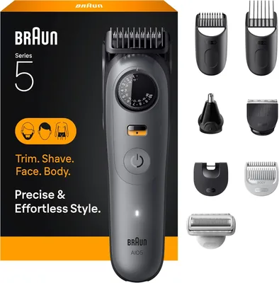 Braun AIO 5510 Beard Trimmer 8% Off: SGD 70.90