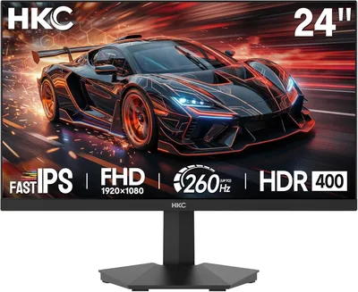 HKE G24H3D 24 pouces IPS FHD 240Hz Écran de jeu HDR400