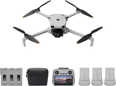 DJI Lito X1 Fly More Combo Plus (RC 2) 20cm Grey 4-Channel RC Drone with Extra Batteries