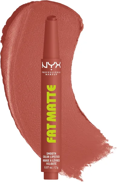 NYX PROFESSIONAL MAKEUP Fat Matte Lipstick Rose Robe