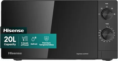 Hisense 20L Black Microwave H20MOBS14