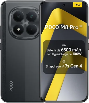 Xiaomi Poco M8 Pro 5G: Pantalla AMOLED de 6.83', Snapdragon 7s, Cámara de 50MP, Carga Rápida 100W - Mejor Oferta