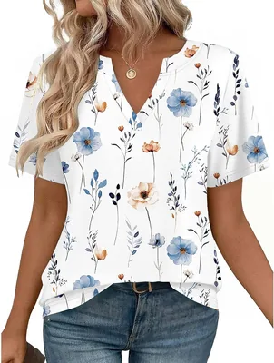 Zeagoo Women's V Neck Tee Shirts - Best Deal