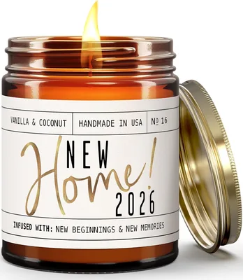 Soy Candle - Vanilla Coconut Vetiver Gift New Home