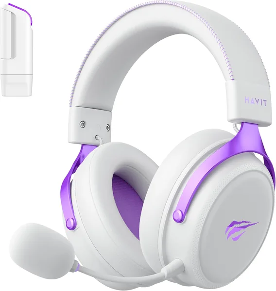 Havit Headphone Fone de Ouvido H2015YG White Purple