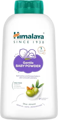 हिमालय नरम बेबी पाउडर 400g | बच्चे की त्वचा को सूखा और नरम रखता है प्राकृतिक अच्छाईयों के साथ | ओलिव ऑयल, अलंड ऑयल और यशद भस