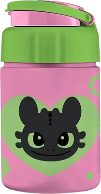Garrafa Squeeze TIBA Como Treinar Seu Dragão Rosa 300 ml - Melhor Preço
