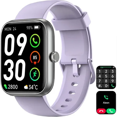 Smart Watch Men Women Bluetooth Alexa Waterproof