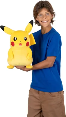 Peluche Interactivo Pikachu de RealFX - 40 cm con Sensores Táctiles y de Movimiento, 120+ Animaciones