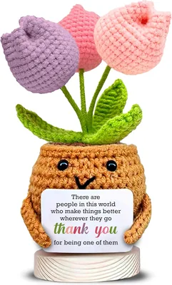 Crochet Tulip Thank You Gift - Best Deal