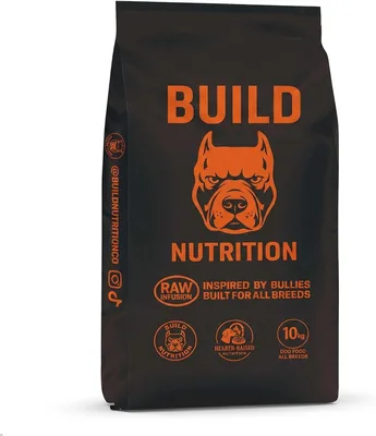BUILD NUTRITION Premium Dry Dog Food, RAW INFUSION, 10kg