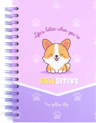 The Yellow Clip - Libreta de Puntos Pasta Dura, Papel Grueso (120gsm) | Cuaderno para Bullet Journal, Notas y Lettering