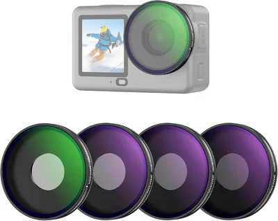 NEEWER CPL + ND Filter Set for DJI Osmo Action 6, 4 Pack (ND8/16/32), Best Deal