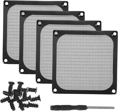 PATIKIL 92mm Fan Filter Grill 4Pcs Aluminum Mesh Cooling Covers Best Deal