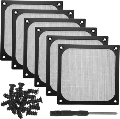 PATIKIL 120mm Fan Filter Grill 6Pcs Aluminum Mesh Cooling Covers Best Deal