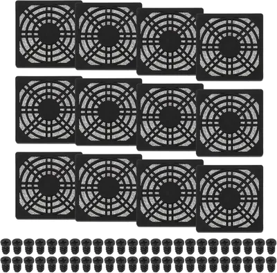 PATIKIL 70mm Fan Filter Grill - 12 Pcs Cooling Ventilator Covers with Screws Best Deal
