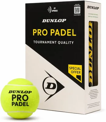 Dunlop Pro Padel - Tennisbälle für Turniere Best Deal