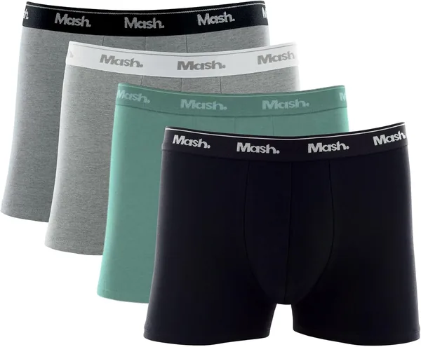 Kit com 4 Cuecas Boxer Macho de Algodão Respirável - Melhor Preço