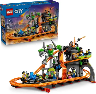 LEGO City Lava Land Roller Coaster Park 20% Off