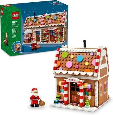 LEGO Festive Gingerbread House 40809 | Christmas Craft & Decoration, Building Toy, Girls & Boys, Age
