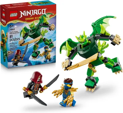 LEGO Ninjago Pack de Combate: Mech Dragón de Lloyd - Figura de Acción - 3 Minifiguras - Set de Construcción de Juguetes Ninja Mejor Oferta