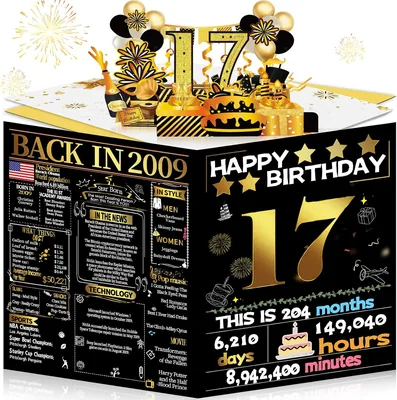 Joycard 17th Birthday Card Best Deal