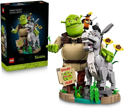LEGO Shrek - Osioł i Kot w butach 72423 | Figurki z filmu, model kolekcjonerski