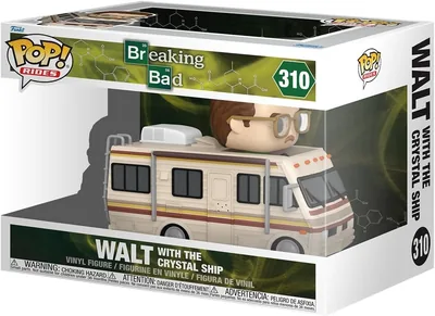 Funko Pop! Rides Deluxe: Breaking Bad - Walt con The Crystal Ship - Figura de Vinilo Coleccionable - Idea de Regalo - Mercadería Oficial
