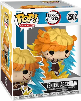 Funko Pop! Premium: Castillo Infinito de Demon Slayer - Zenitsu - 1/6 Oportunidad de Variante Rara - Figura de Vinilo Coleccionable - Gif