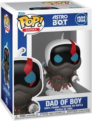 Funko Pop! Games : Astro Bot - Dad of Boy - Figurine en Vinyle de Collection - Idée Cadeau - Officiel - Jeux pour Enfants