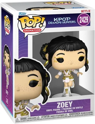 Funko POP! Animazione Netflix - Cacciatori di K-Pop - Zoey - Figura di Vinile Collezione - Idea Regalo - Prodotto Ufficiale - Giochi