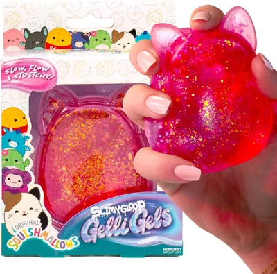 Squishmallows Slimyloop Pink Gelli Gels - Slow Rise