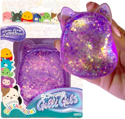 Squishmallows Slimyloop Purple Gelli Gel - Slow Rise